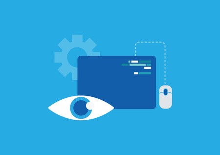 Set of flat illustration design business conceptのイラスト素材
