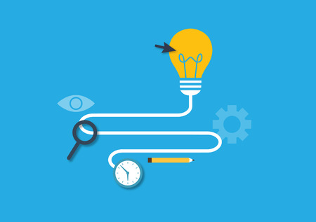 Set of flat illustration design business conceptのイラスト素材