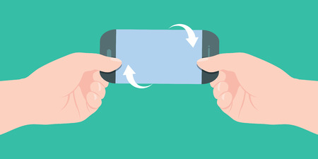 smart concept flat design, vectorのイラスト素材