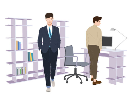 Smart Business office lifeのイラスト素材