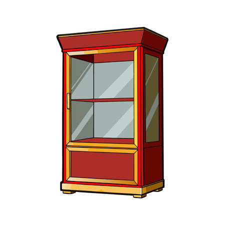 Charming Display Cabinet Visualのイラスト素材