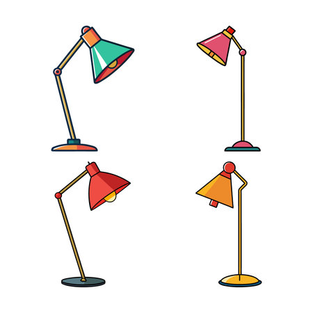 Stylish Floor Lamp for Artistic Interiorsのイラスト素材