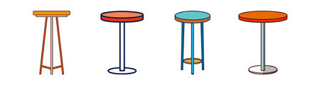 Stylish Bar Height Table for Social Spaces