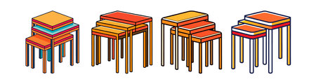Functional Nesting Tables for Versatile Spaces