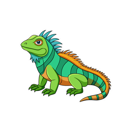 Creative Iguana Coloring Activityのイラスト素材