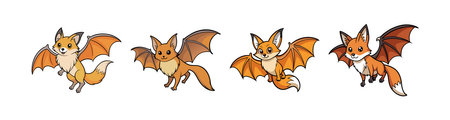 Flying Fox Coloring Page for Kids