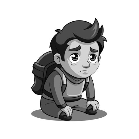 Joyful Young Man Exploring Underwater Cavesのイラスト素材