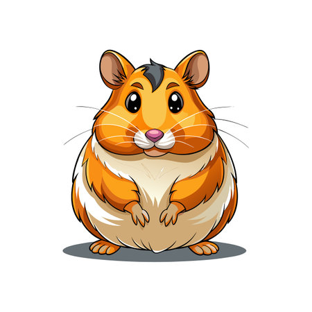 Artistic Hamster Animal Color Designのイラスト素材