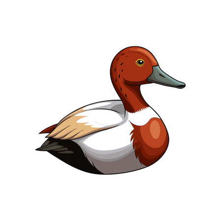 Impressive Canvasback Bird Designのイラスト素材