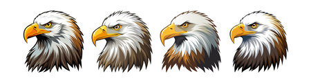 Dynamic Bald Eagle Bird Artwork