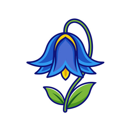 Gorgeous Spanish Bluebell Designのイラスト素材