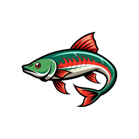 Charming Wildtail Fish Illustration with Unique Featuresのイラスト素材