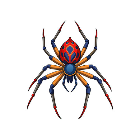 Detailed Illustration of Coremiocnemis Arachnidのイラスト素材