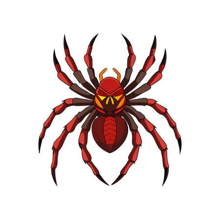 Charming Illustration of Realistic Drassodes Arachnidのイラスト素材