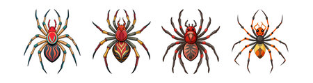 Realistic Cheiridium Arachnid Colorful Illustrationのイラスト素材