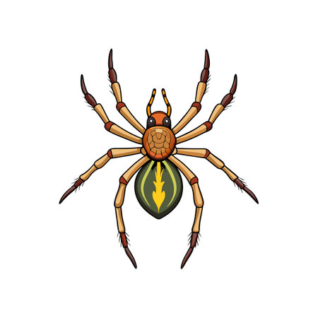 Colorful Realistic Illustration of Gertschiolaのイラスト素材