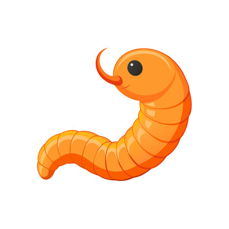 Charming Artwork of Realistic Navel Orangeworm in Natureのイラスト素材