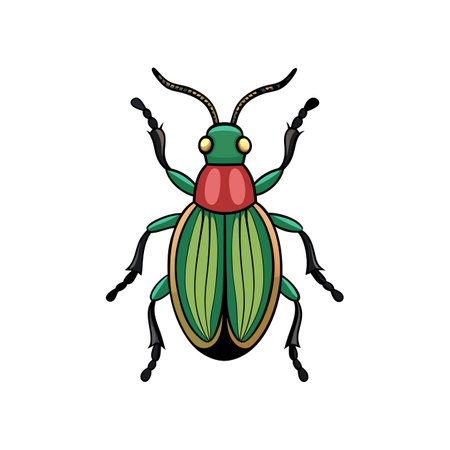 Stunning Pea Weevil Artwork Highlighting Natural Detailのイラスト素材