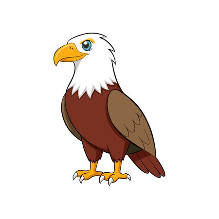 Artful Representation of African Fish Eagleのイラスト素材