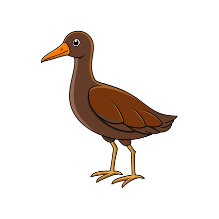 Stunning Clapper Rail Bird Artwork for Nature Loversのイラスト素材