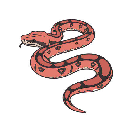 Stunning Borneo Blood Python Artwork