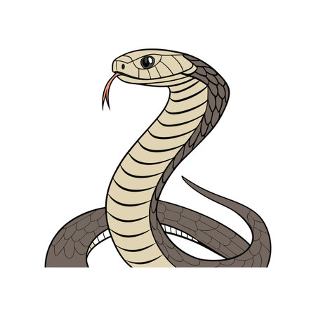 Realistic Inland Taipan Wildlife Artwork