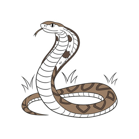 Realistic Northern Pine Snake Wildlife Artwork