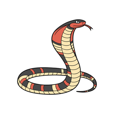 Realistic Mexican Milk Snake in Its Habitat