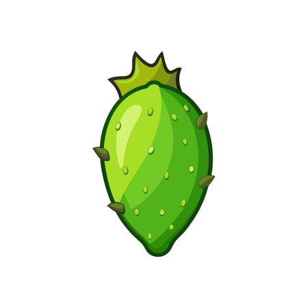 Colorful Nopalito Design for Culinary Usesのイラスト素材