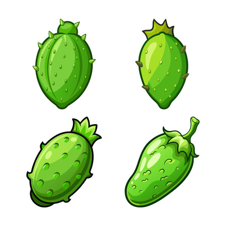 Vibrant Nopalito Artwork with Fresh Appealのイラスト素材