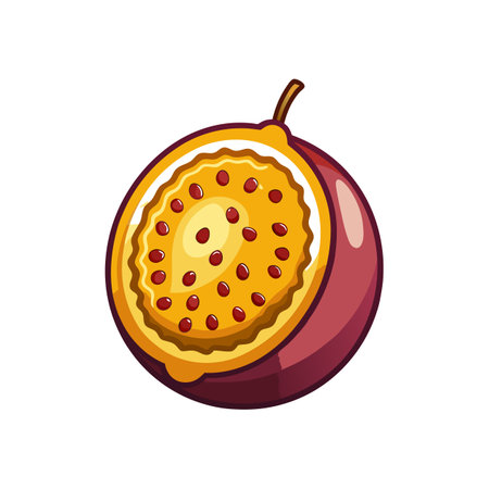 Colorful Design of Giant Granadilla for Various Applicationsのイラスト素材