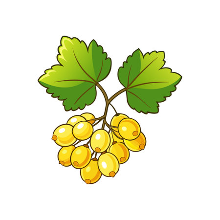 Stunning Golden Currant Flower Illustration for Nature Artのイラスト素材