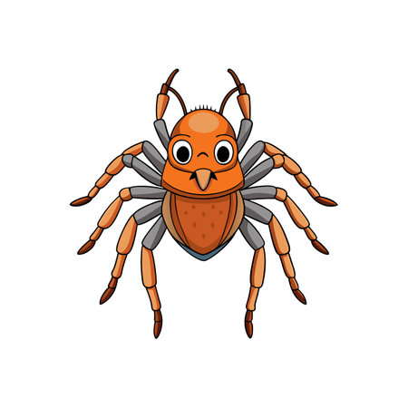 Charming Artwork of Realistic Cebrennus Arachnidのイラスト素材