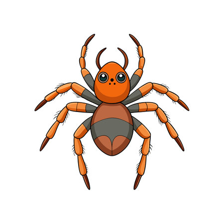 Unique Chitrellina Arachnid Realistic Illustrationのイラスト素材