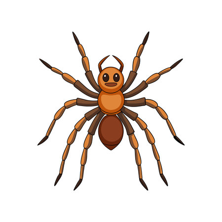 Realistic Chimerarachne Arachnid Colorful Illustrationのイラスト素材