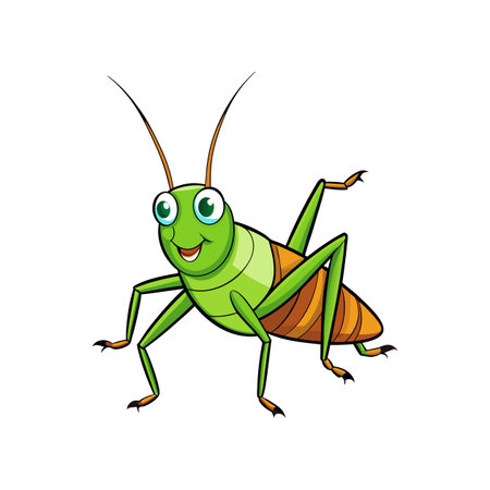 Unique Cricket Animal Realistic Illustrationのイラスト素材