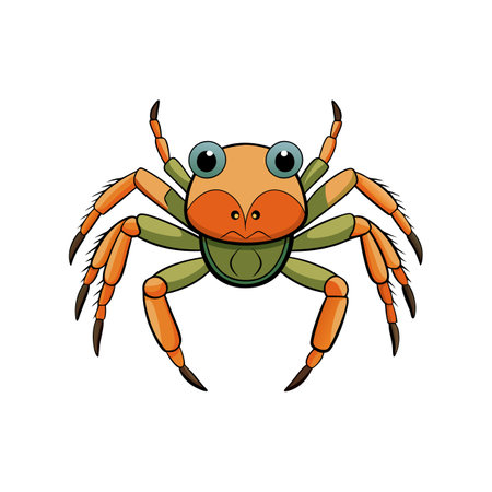 Vivid Artwork of Cyrtopholis Arachnidのイラスト素材