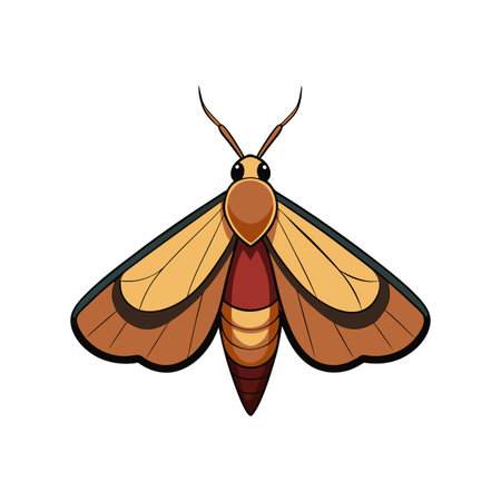 Realistic Notodontid Illustration Capturing Nature's Detailのイラスト素材