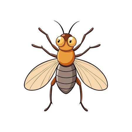 Vivid Hessian Fly Detailed Artworkのイラスト素材