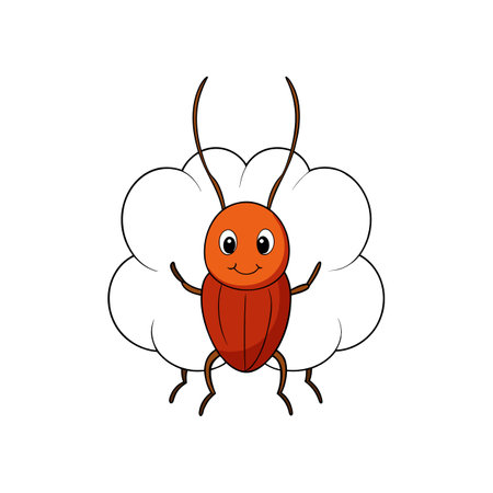 Colorful Realistic Illustration of Cotton Stainerのイラスト素材