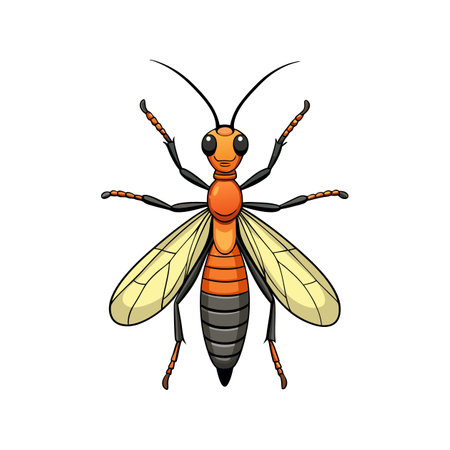 Vivid Scorpionfly Detailed Artworkのイラスト素材