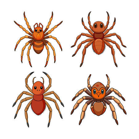 Realistic Castianeira Arachnid Artwork Capturing Natural Essenceのイラスト素材