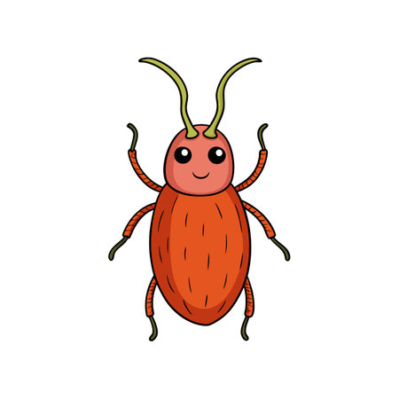 Realistic Strawberry Root Weevil Illustration Highlighting Detailのイラスト素材