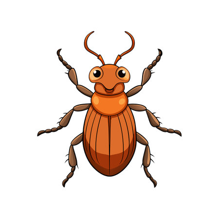 Colorful Realistic Illustration of Snout Beetleのイラスト素材