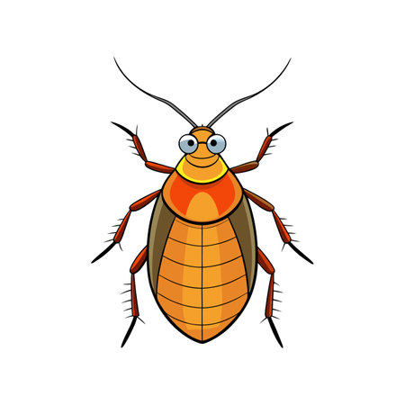 Vivid Artwork of Squash Bugのイラスト素材