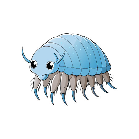 Vivid Artwork of Snow Fleaのイラスト素材