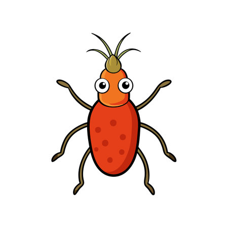 Charming Artwork of Realistic Strawberry Root Weevil