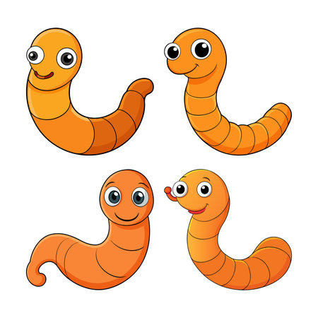 Vivid Navel Orangeworm Illustration Highlighting Natural Detailのイラスト素材