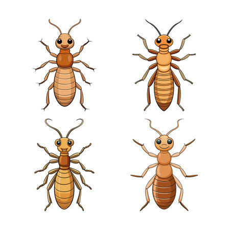 Realistic Termite Artwork Highlighting Its Intricate Featuresのイラスト素材