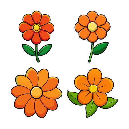 Vibrant Wallflower Flower Hugging Natureのイラスト素材